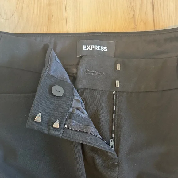 Express Women’s Straight Mid Rise Trouser- Size 0. - Picture 4 of 8